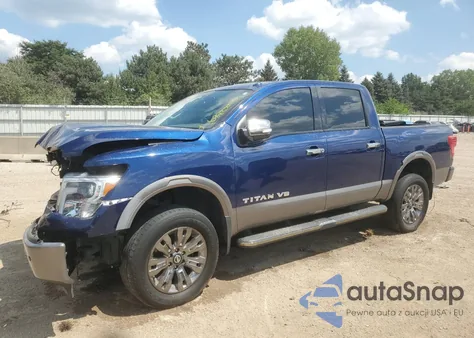 2019 Nissan Titan Sv из США, поврежденный, VIN 1N6AA1E58KN508134